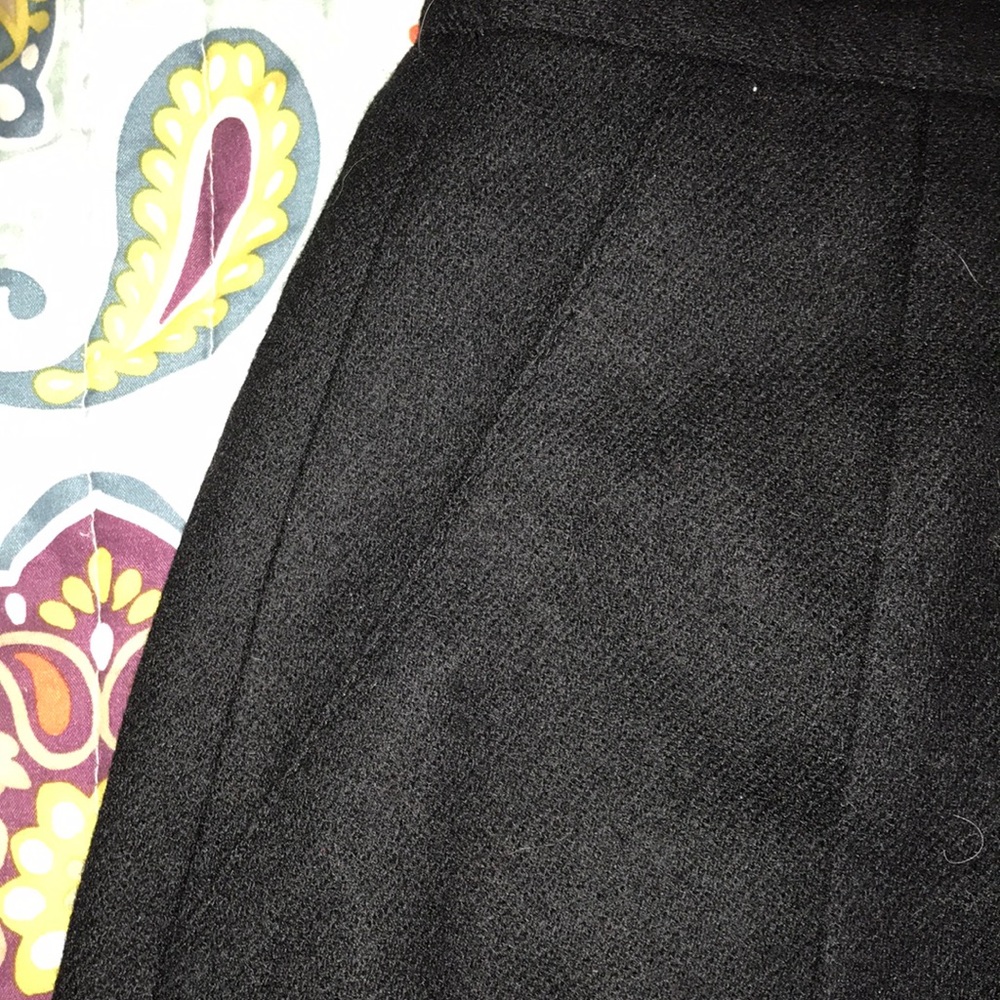 Black Wool Skirt - Picture 5 of 6